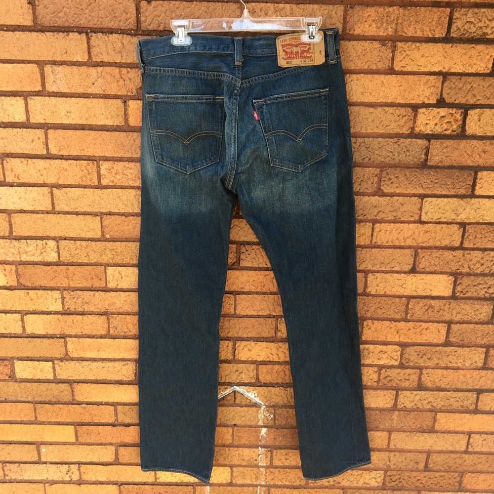 Levi’s 501 Jeans Men’s Dark Wash 32/34 - Picture 2 of 3